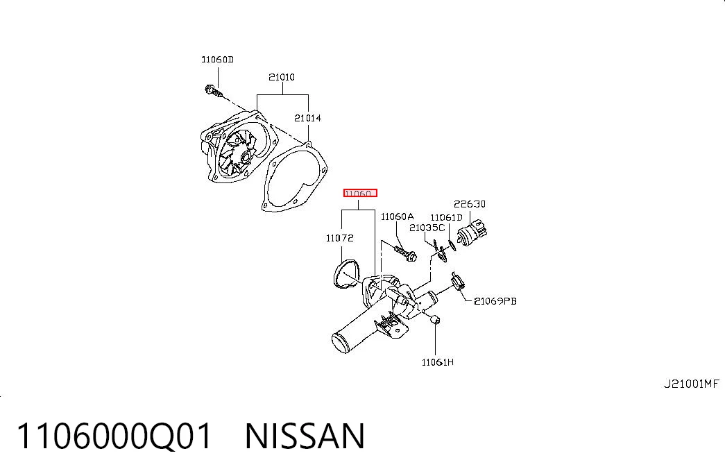 1106000Q01 Nissan/Infiniti