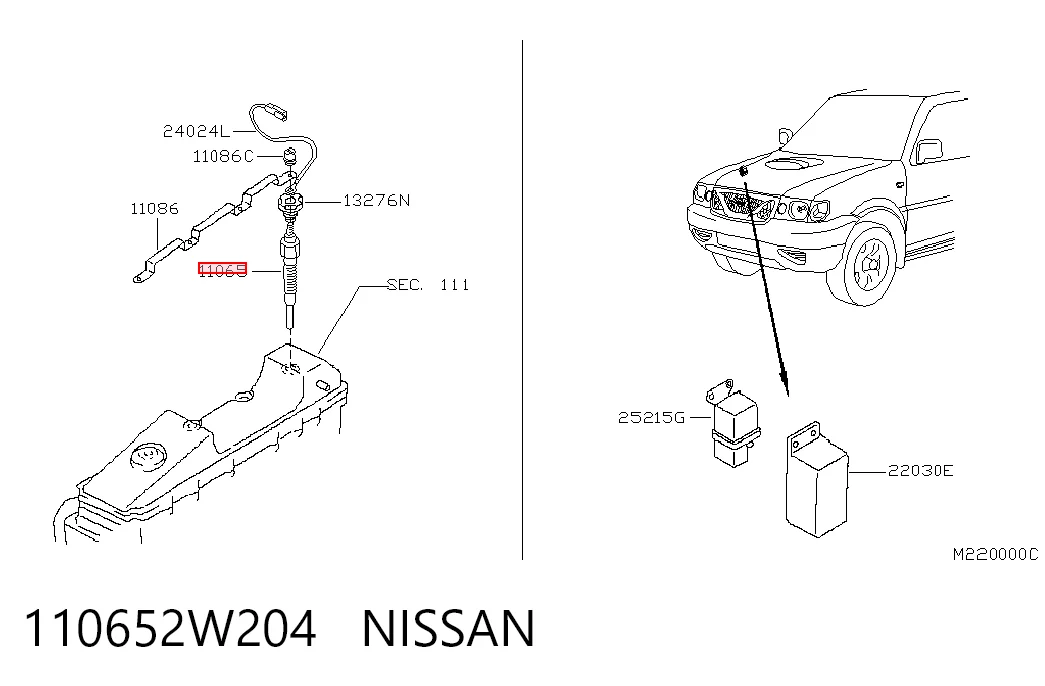Do koszyka Świeca żarowa Nissan Patrol  Y61
