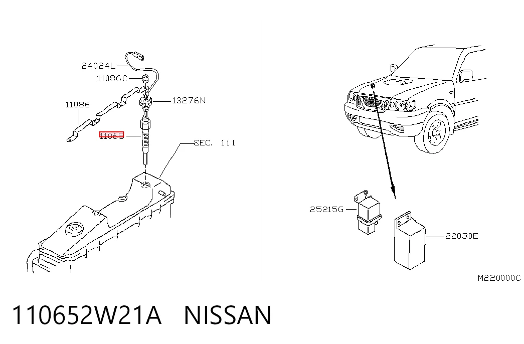  Świeca żarowa Nissan Patrol 