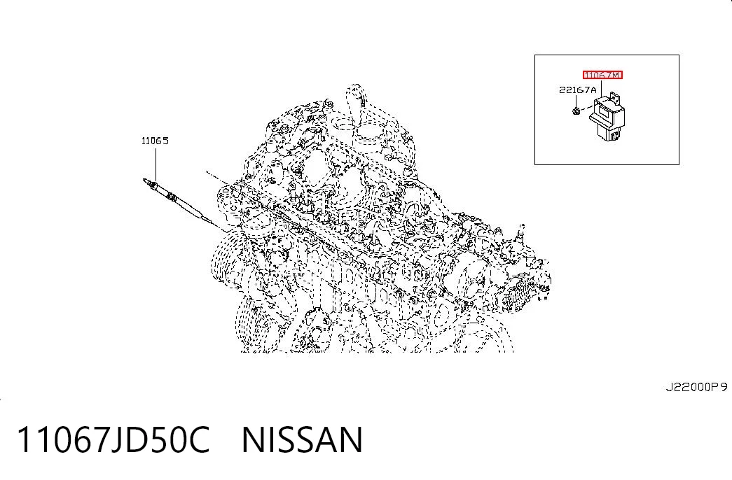 Przekaźnik świec żarowych Nissan Serena 