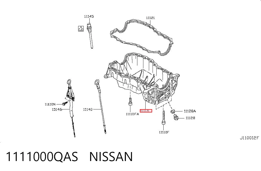 Miska olejowa silnika Nissan Qashqai +2 I SUV (J10) (2007 - 2014) cena, od 66,40 USD