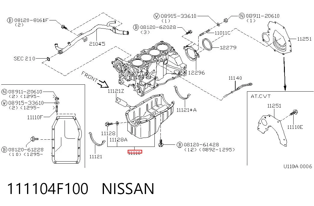 Miska olejowa silnika Nissan Micra hatchback (K11) (1992 - 2003) cena, od 65,61 USD