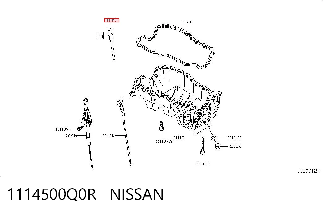  Czujnik poziomu oleju silnikowego  Nissan JUKE 