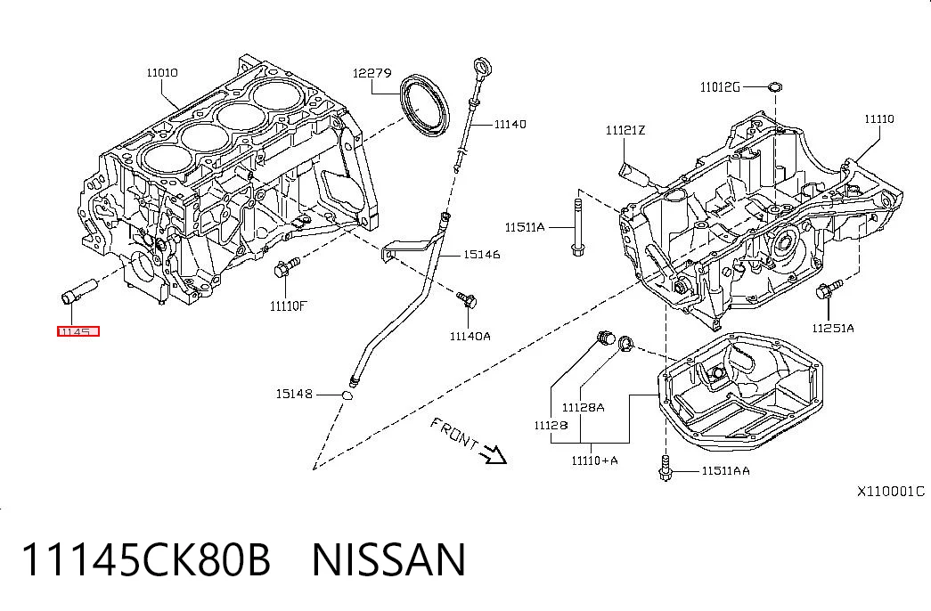 11145CK80B Nissan/Infiniti