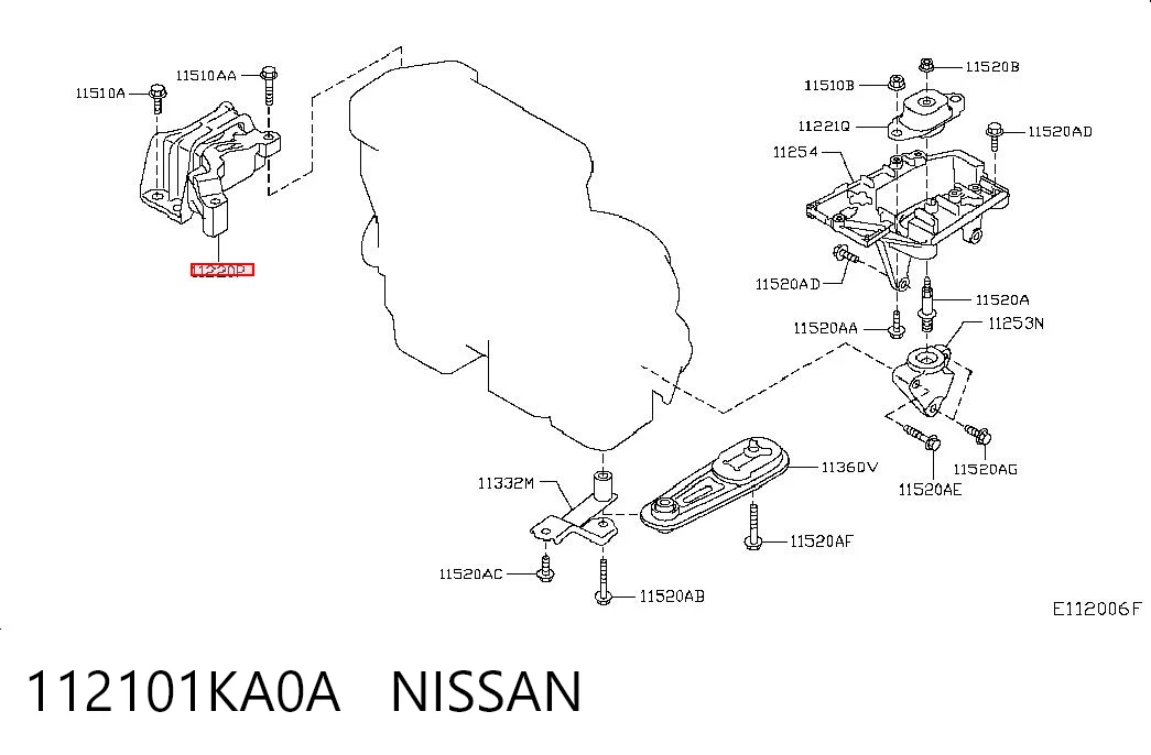 112101KA0A Nissan/Infiniti