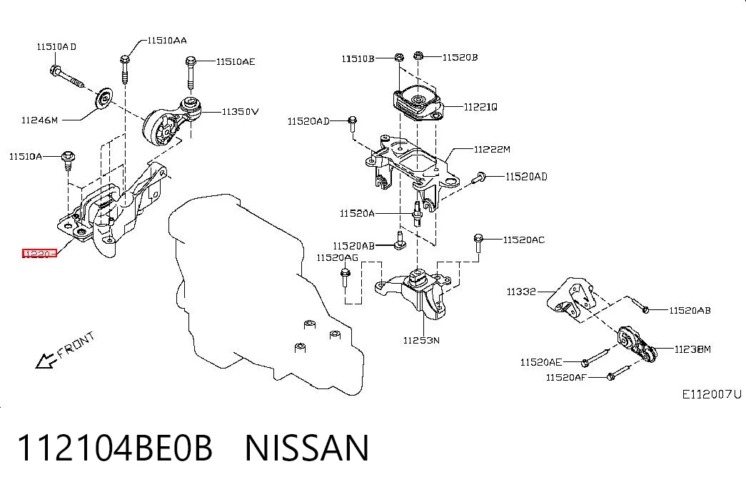 112104BE0B Nissan/Infiniti