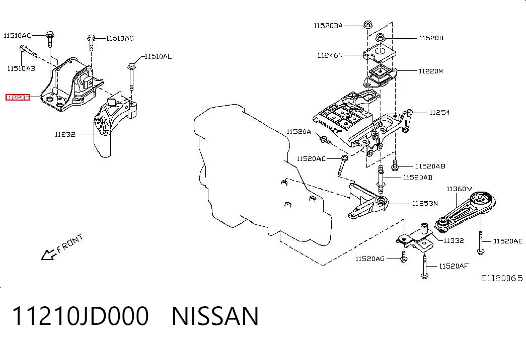 11210JD000 Nissan/Infiniti