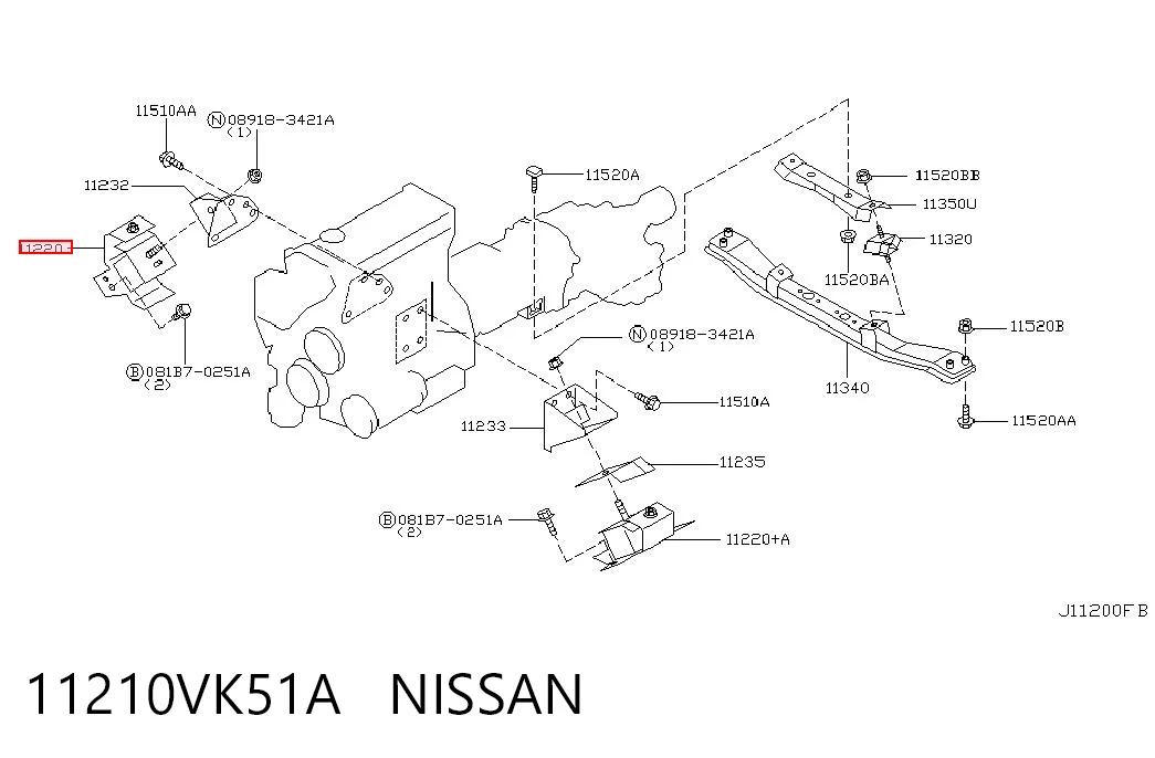 11210VK51A Nissan/Infiniti