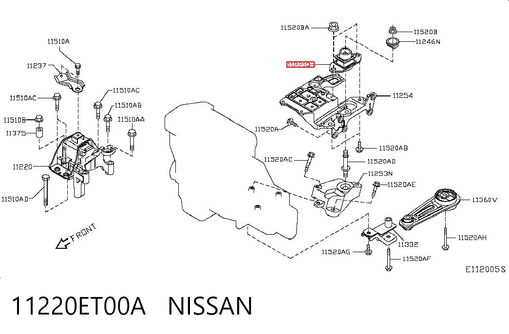 11220ET00A Nissan/Infiniti
