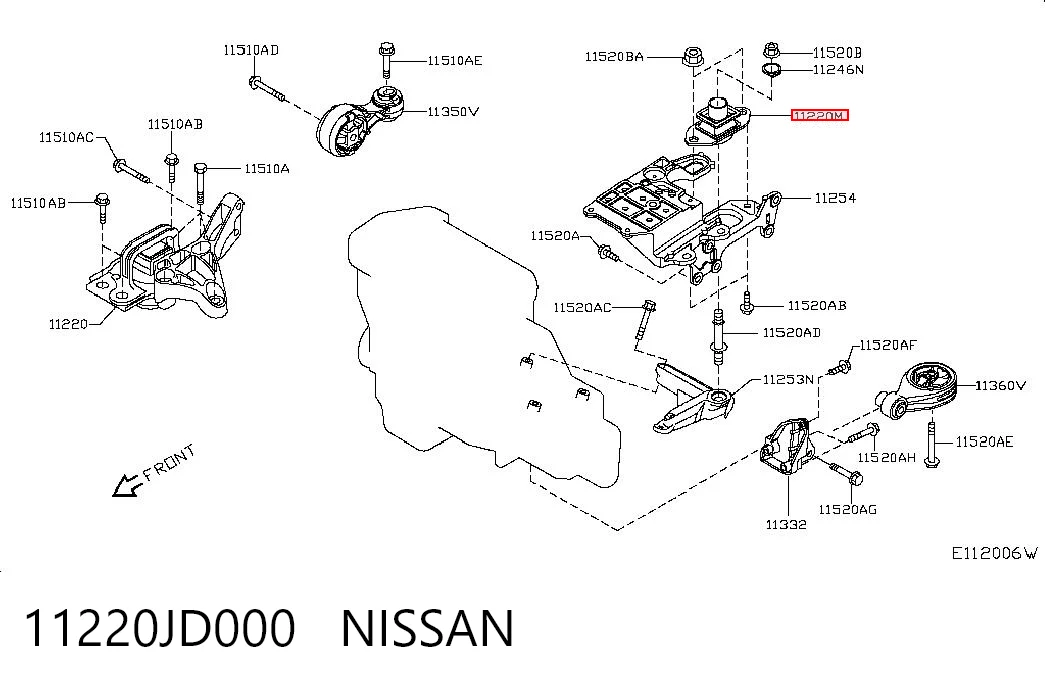 11220JD000 Nissan/Infiniti