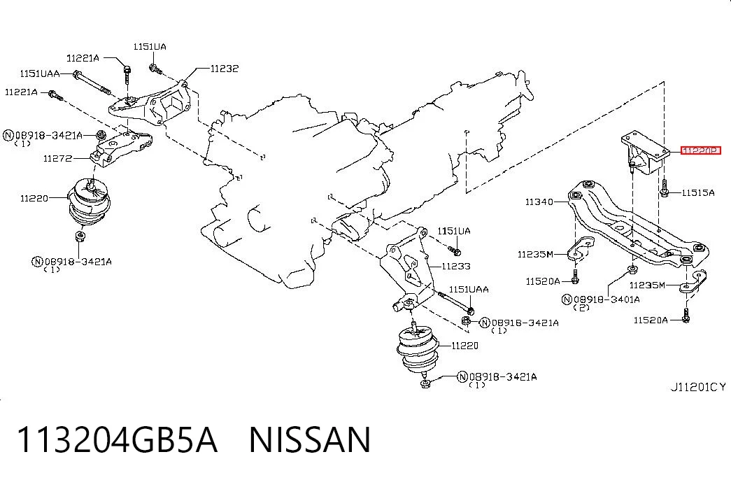 113204GB5A Nissan/Infiniti