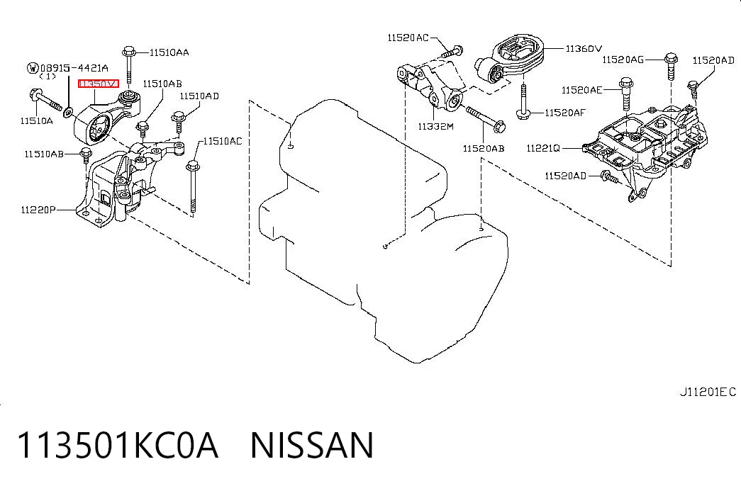113501KC0A Nissan/Infiniti