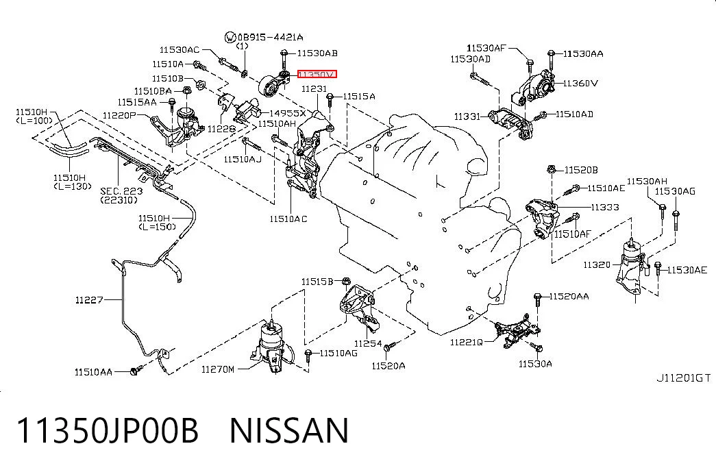 11350JP00B Nissan/Infiniti