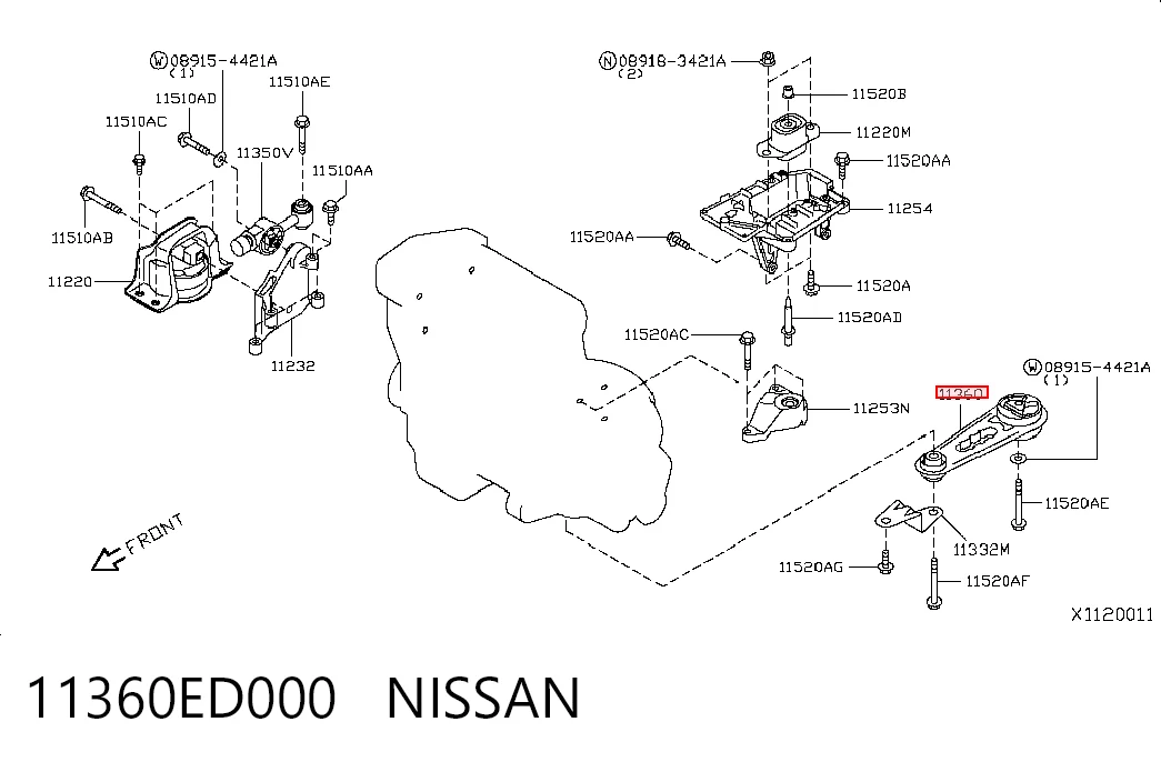 11360ED000 Nissan/Infiniti
