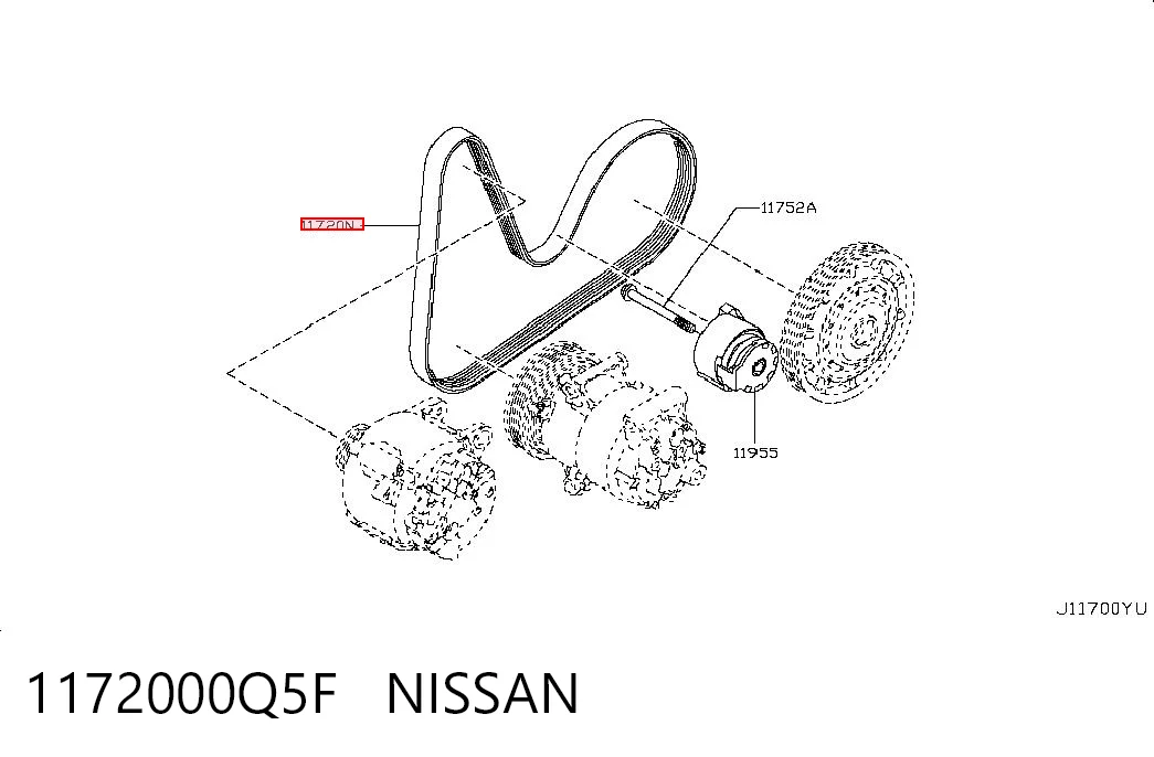 Pas napędowy mechanizmów Volkswagen Golf VIII hatchback (CD1, DA1) (2019 - 2026) cena, od 15,23 USD