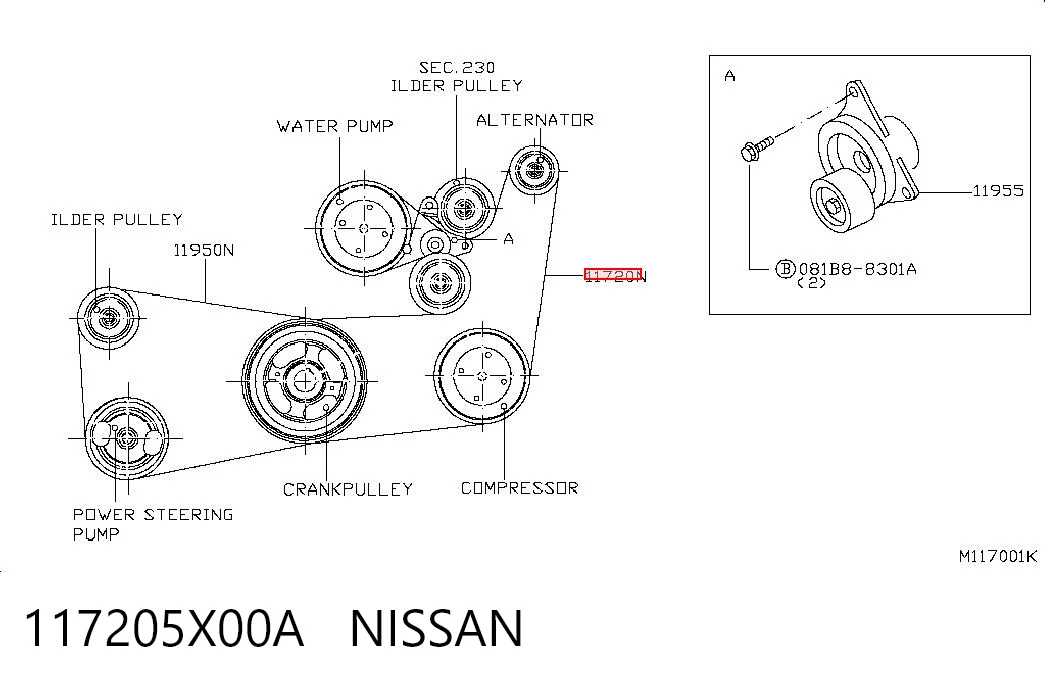 117205X00A Nissan/Infiniti