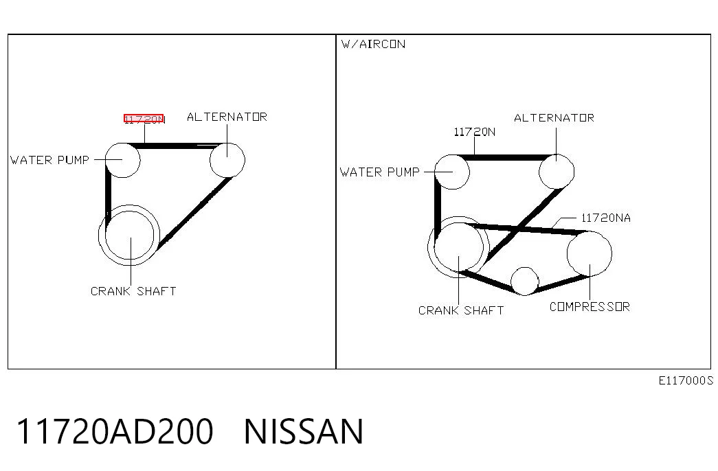 11720AD200 Nissan/Infiniti
