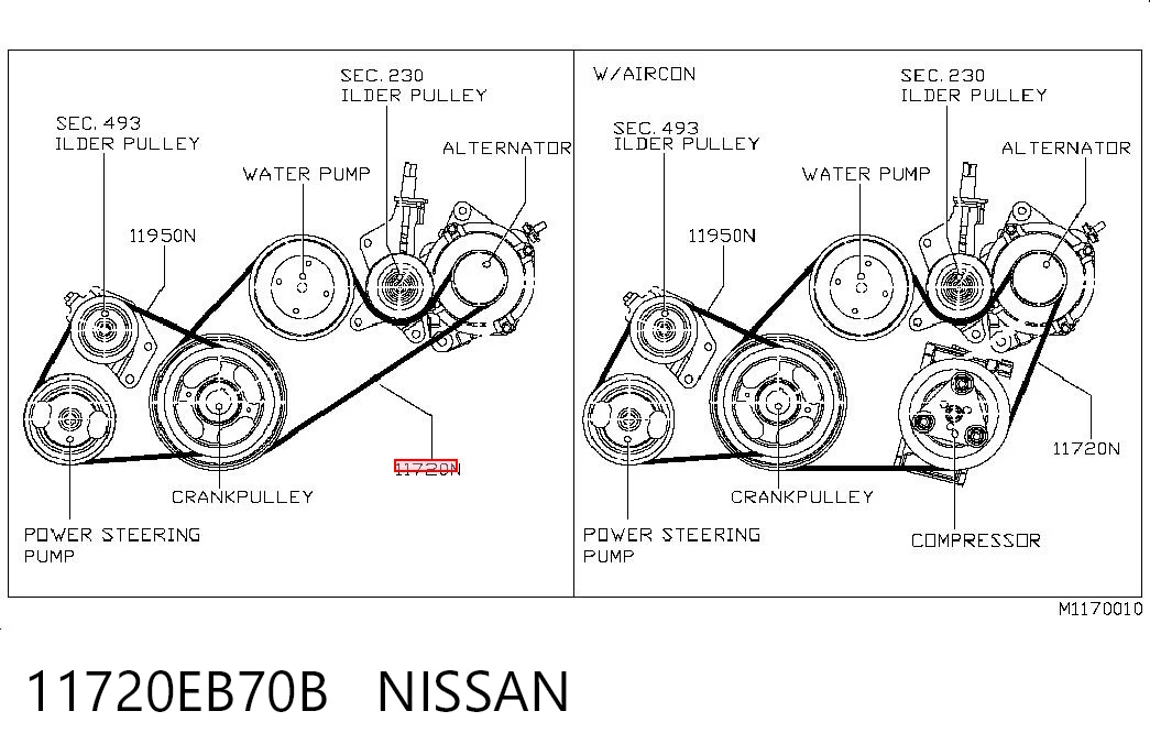 Pas napędowy mechanizmów 9091602777 Toyota