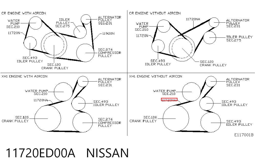 11720ED00A Nissan/Infiniti