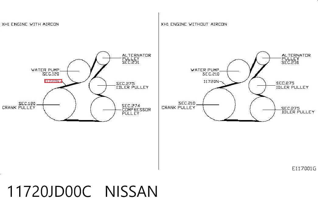 11720JD00C Nissan/Infiniti