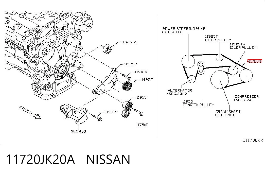 Pas napędowy mechanizmów Honda Civic VIII sedana (FD, FA) (2005 - 2013) cena, od 25,61 USD