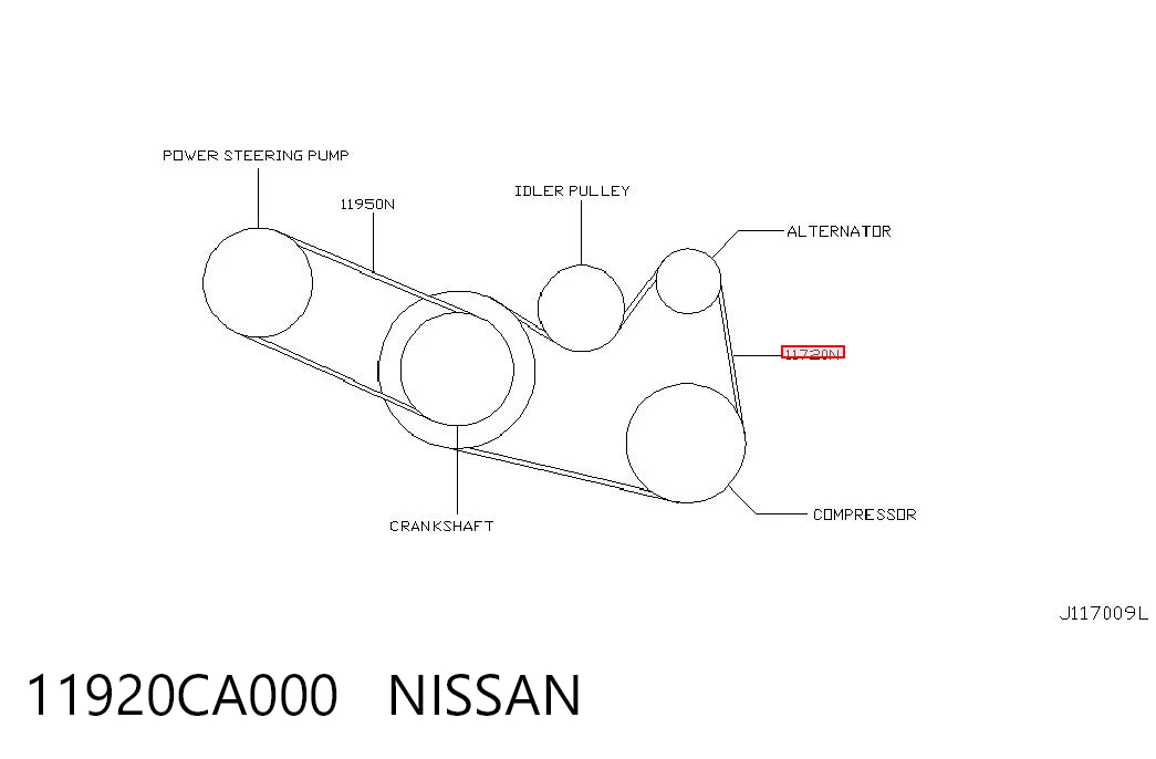 11920CA000 Nissan/Infiniti