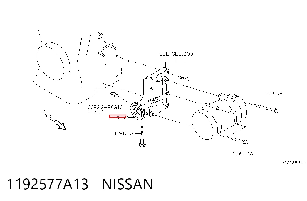 1192577A13 Nissan/Infiniti