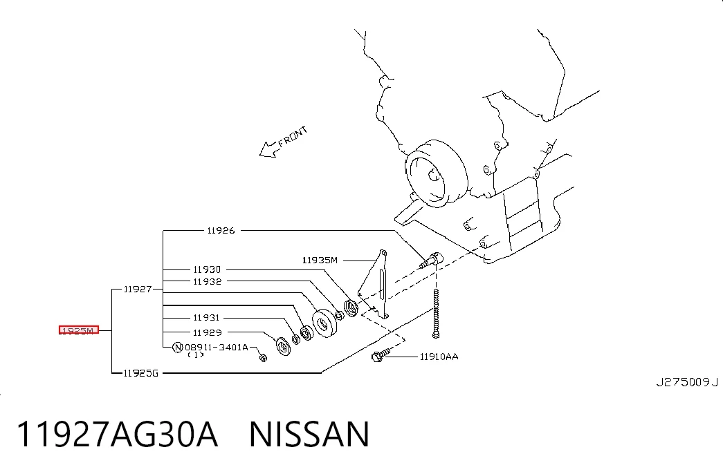 11927AG30A Nissan/Infiniti