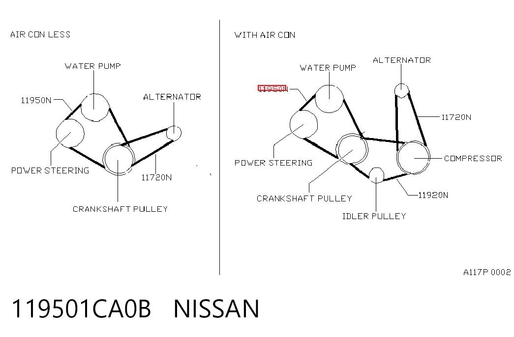 119501CA0B Nissan/Infiniti