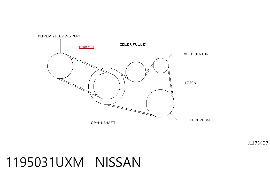 1195031UXM Nissan/Infiniti