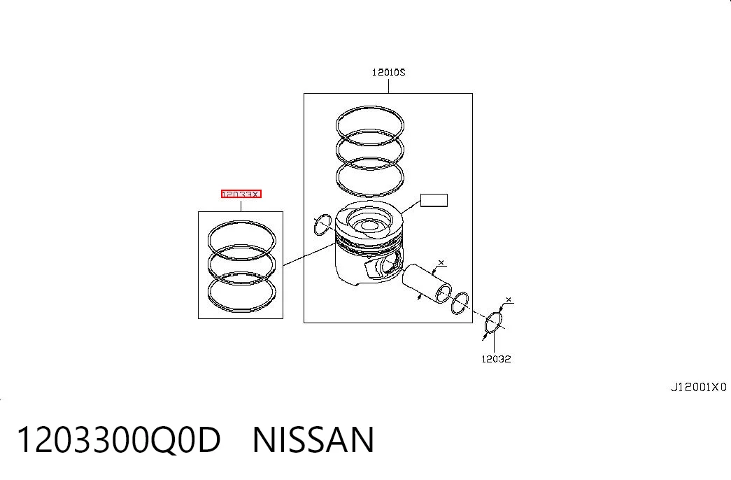 1203300Q0D Nissan/Infiniti