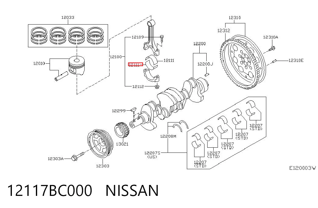 12117BC000 Nissan/Infiniti