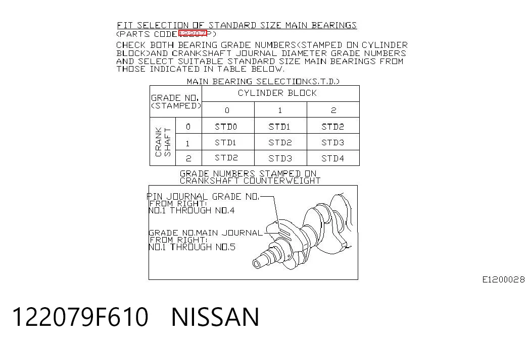 122079F610 Nissan/Infiniti