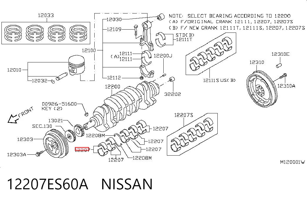 12207ES60A Nissan/Infiniti