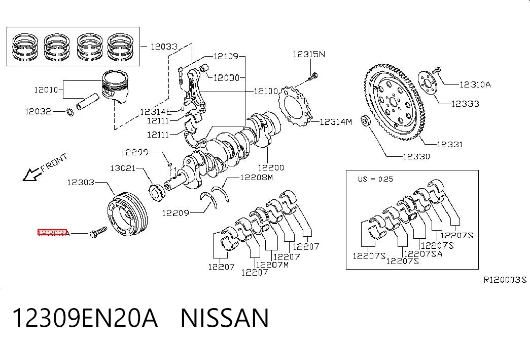 12309EN20A Nissan/Infiniti