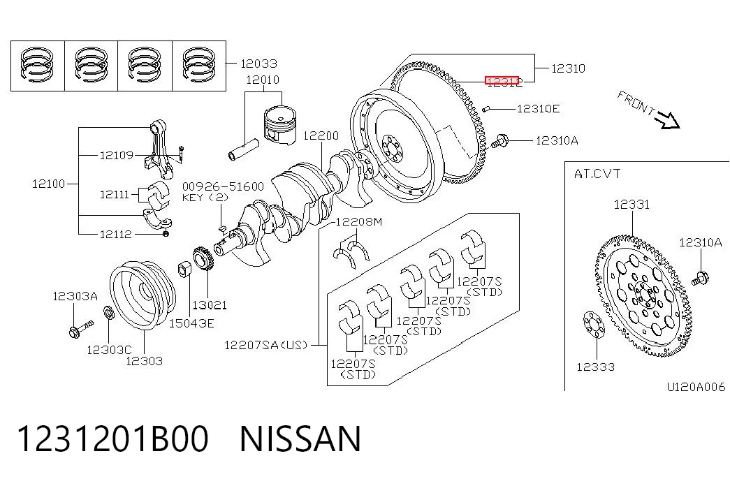 Kupić Wieniec koła zamachowego Nissan Micra K11 w dobrej cenie