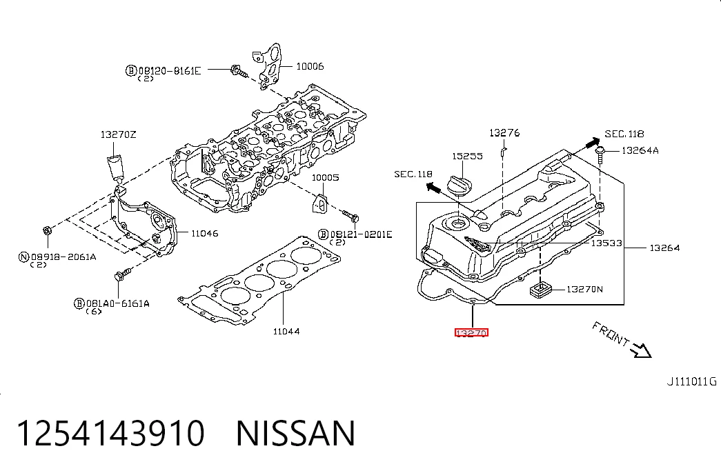 1254143910 Nissan/Infiniti