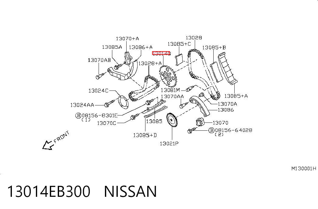 13014EB300 Nissan/Infiniti