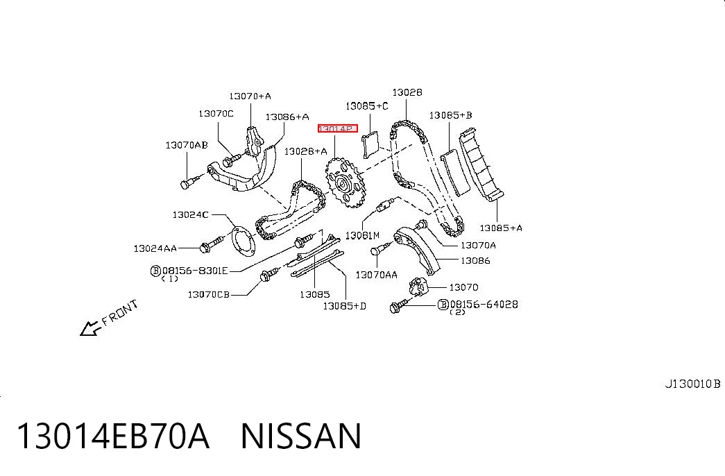13014EB70A Nissan/Infiniti