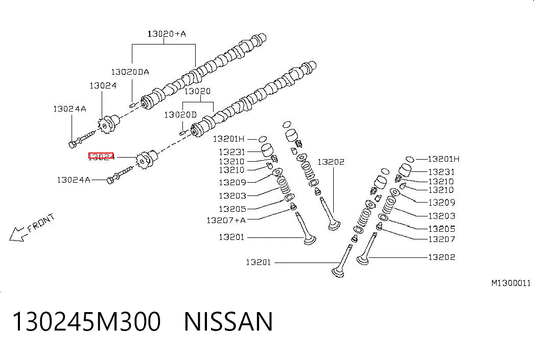 130245M300 Nissan/Infiniti