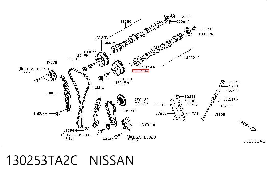130253TA2C Nissan/Infiniti 