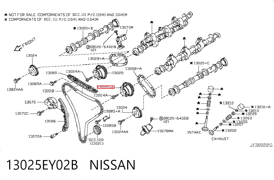 13025EY02B Nissan/Infiniti
