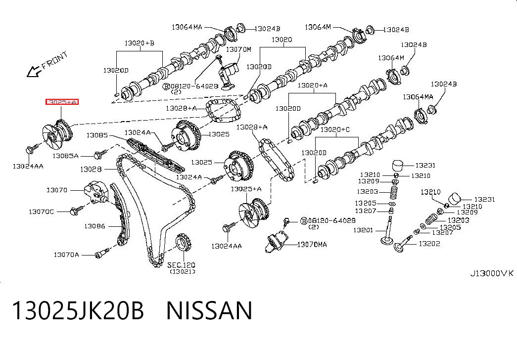 13025JK20B Nissan/Infiniti