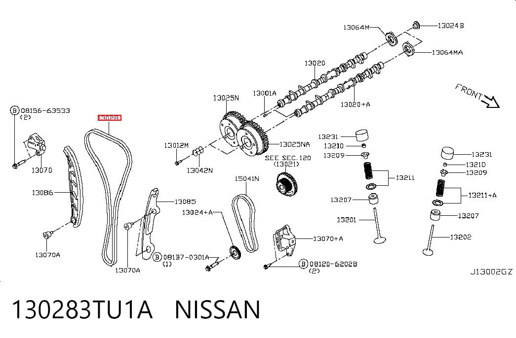 130283TU1A Nissan/Infiniti
