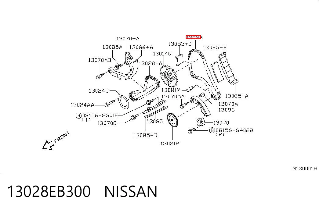 13028EB300 Nissan/Infiniti