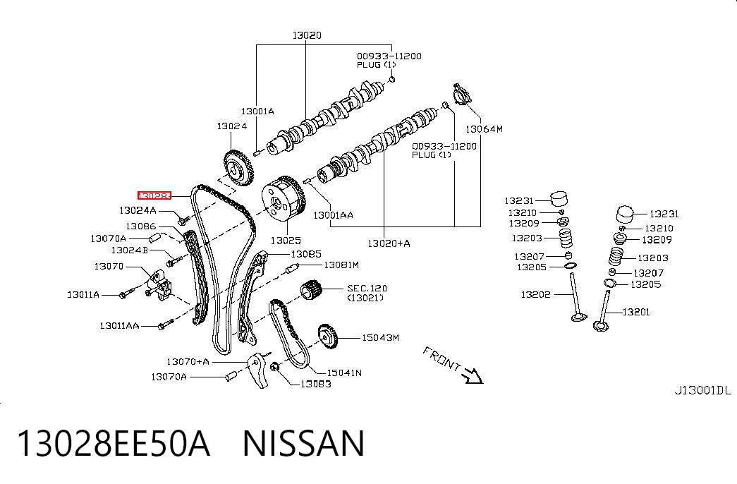 13028EE50A Nissan/Infiniti