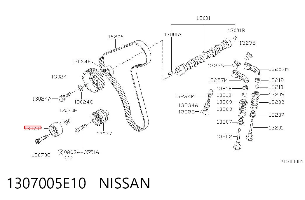 Rolka napinacza paska rozrządu do Nissan Serena  C23