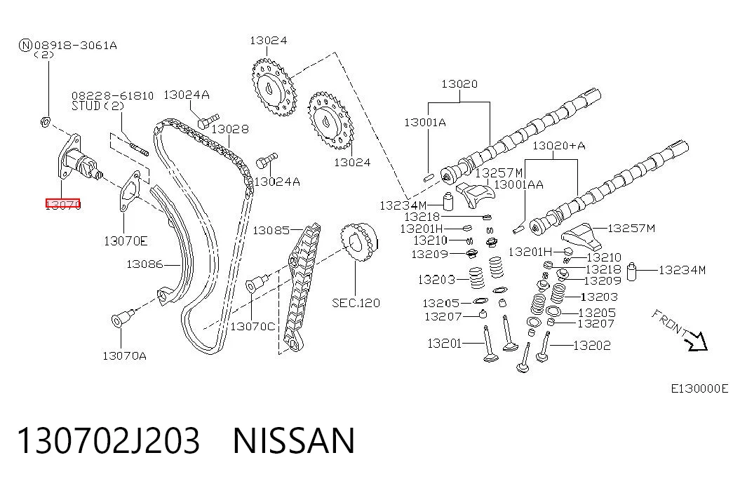 130702J203 Nissan/Infiniti