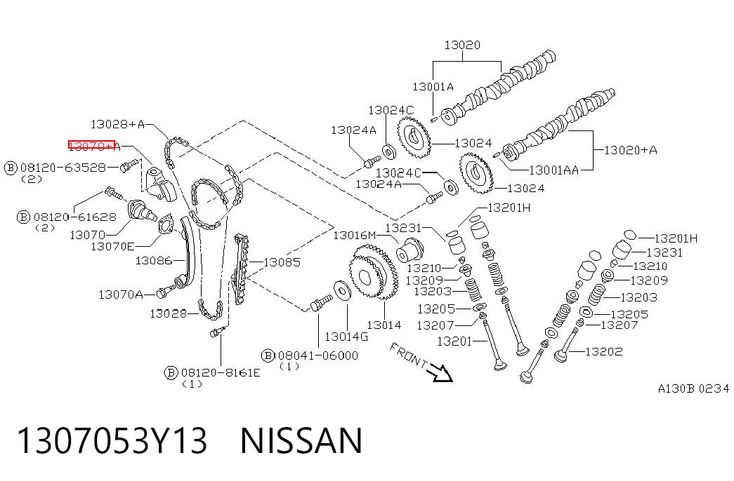 1307053Y13 Nissan/Infiniti