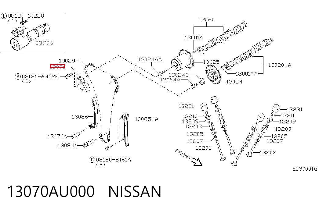 13070AU000 Nissan/Infiniti